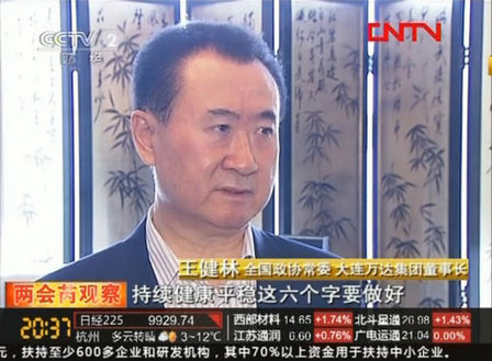Chairman Wang Interviewed by CCTV