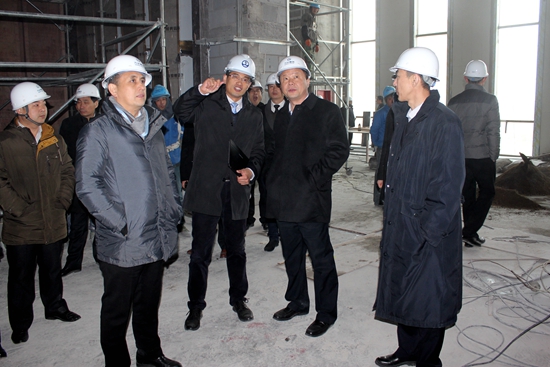 宋洪银一行考察酒店工地1月27日,泰安市泰山区委书记,区人大常委会