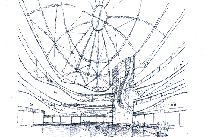 西安大明宫万达广场内装达到了淡雅,大气,现代,高品质的艺术效果,并
