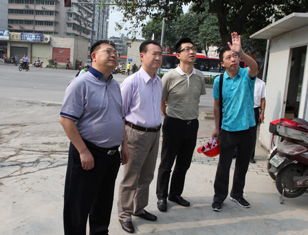 Chairman Inspects Chengdu Jinniu Wanda Project