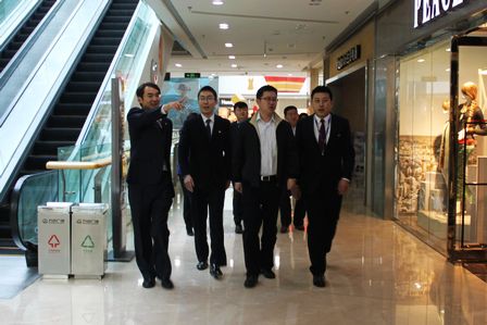 团中央城市企划处领导赴郑州中原万达广场调研