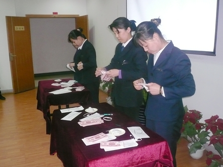 长春商管公司举行员工技能大赛