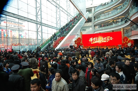 西安民乐园万达广场震撼开业