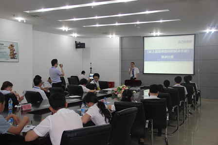 大庆万达商管公司举行董事长推荐书目读书演讲比赛