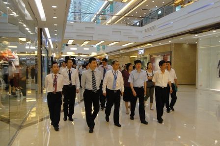 福州市市长视察福州仓山万达广场