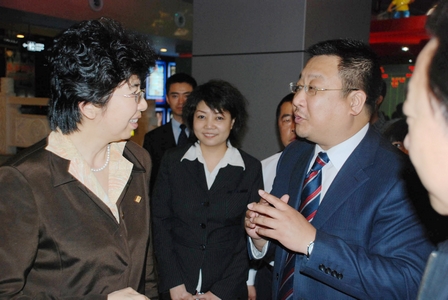 国家广电总局副局长视察成都万达影城锦华店