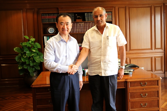 王健林董事长与印度DLF集团执行副主席辛格会谈