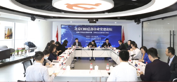 集团党委参加“北京CBD总部企业党建论坛”并分享经验