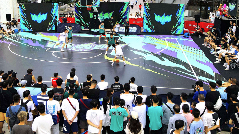 柳州城中萬達廣場舉辦人氣網紅籃球賽廣西總決賽