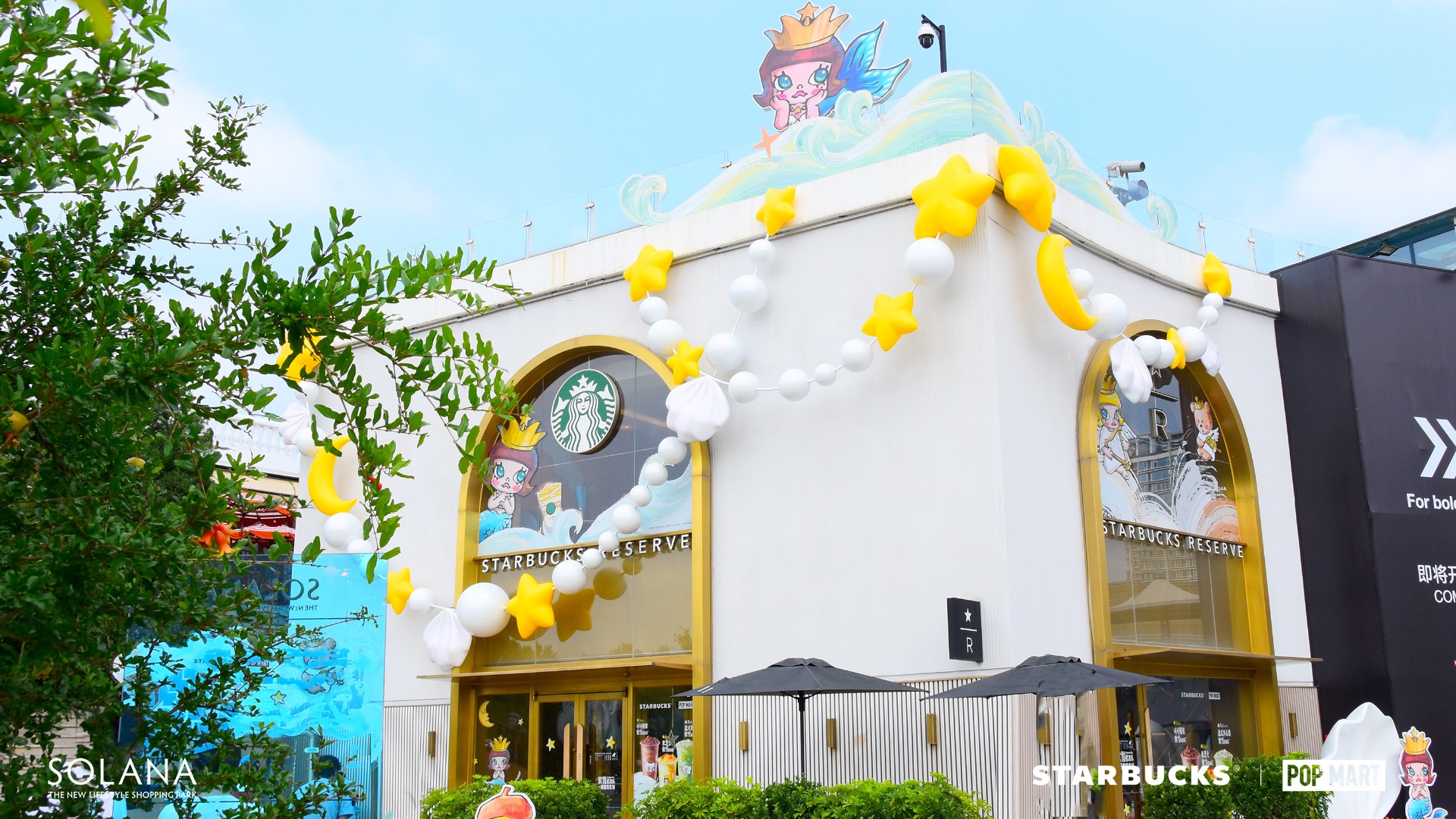 全国独家星巴克臻选 MOLLY主题店亮相万达蓝色港湾