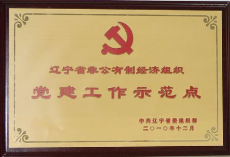 集团党委被评为党建工作示范点