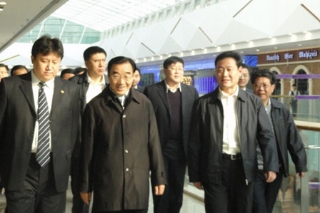 河北省委书记视察石家庄裕华万达广场
