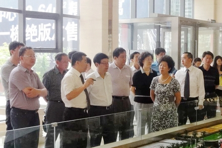 哈尔滨市政协主席视察哈西万达广场