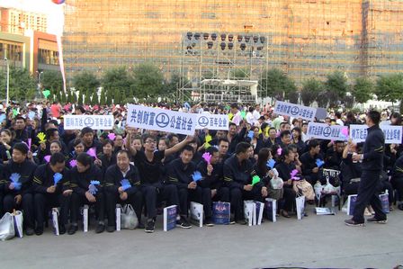 万达集团员工积极参与西岗区第二届市民文化节