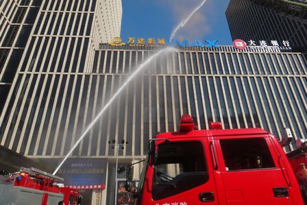 北京CBD万达影城举办北京市影院应急疏散演练