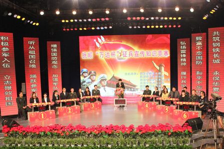 抚顺万达广场全力支持抚顺市“万达杯”征兵宣传知识竞赛