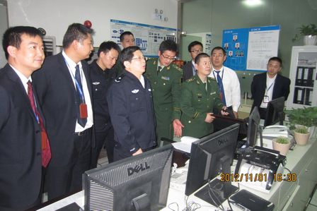 合肥公安消防系统领导视察合肥包河万达广场 