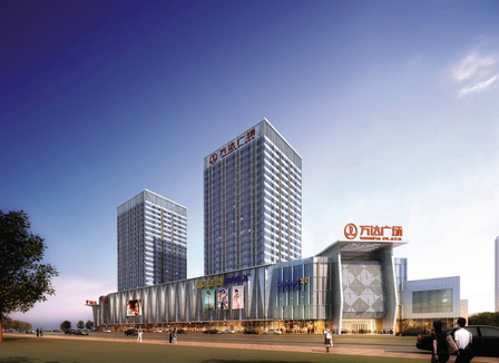 2012年开业万达广场全部取得绿建1星设计标识