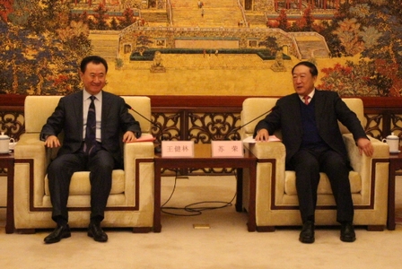 王健林董事长会见江西省委书记一行