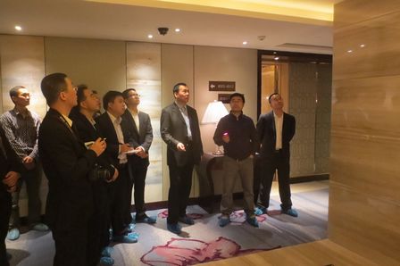 副总裁宁奇峰赴广州增城万达嘉华酒店项目检查指导工作