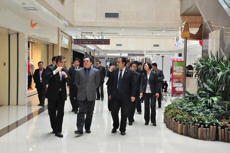 乌鲁木齐市副市长考察西安碑林万达广场