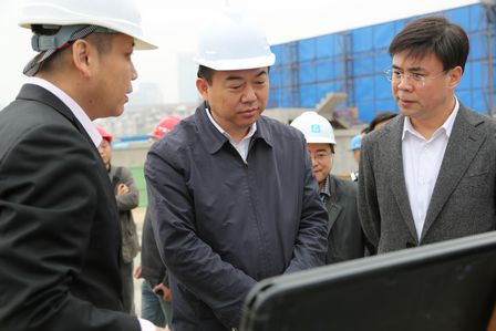 武汉市领导赴武汉中央文化区检查指导工作