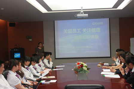 包头万达百货组织员工年度体检和健康讲座 员工称赞 