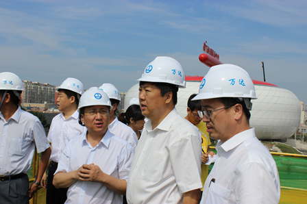 哈尔滨市长宋希斌视察万达城项目 期待7月20日展示中心正式开放