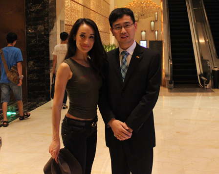 好莱坞影星Maggie Q下榻长沙万达文华酒店